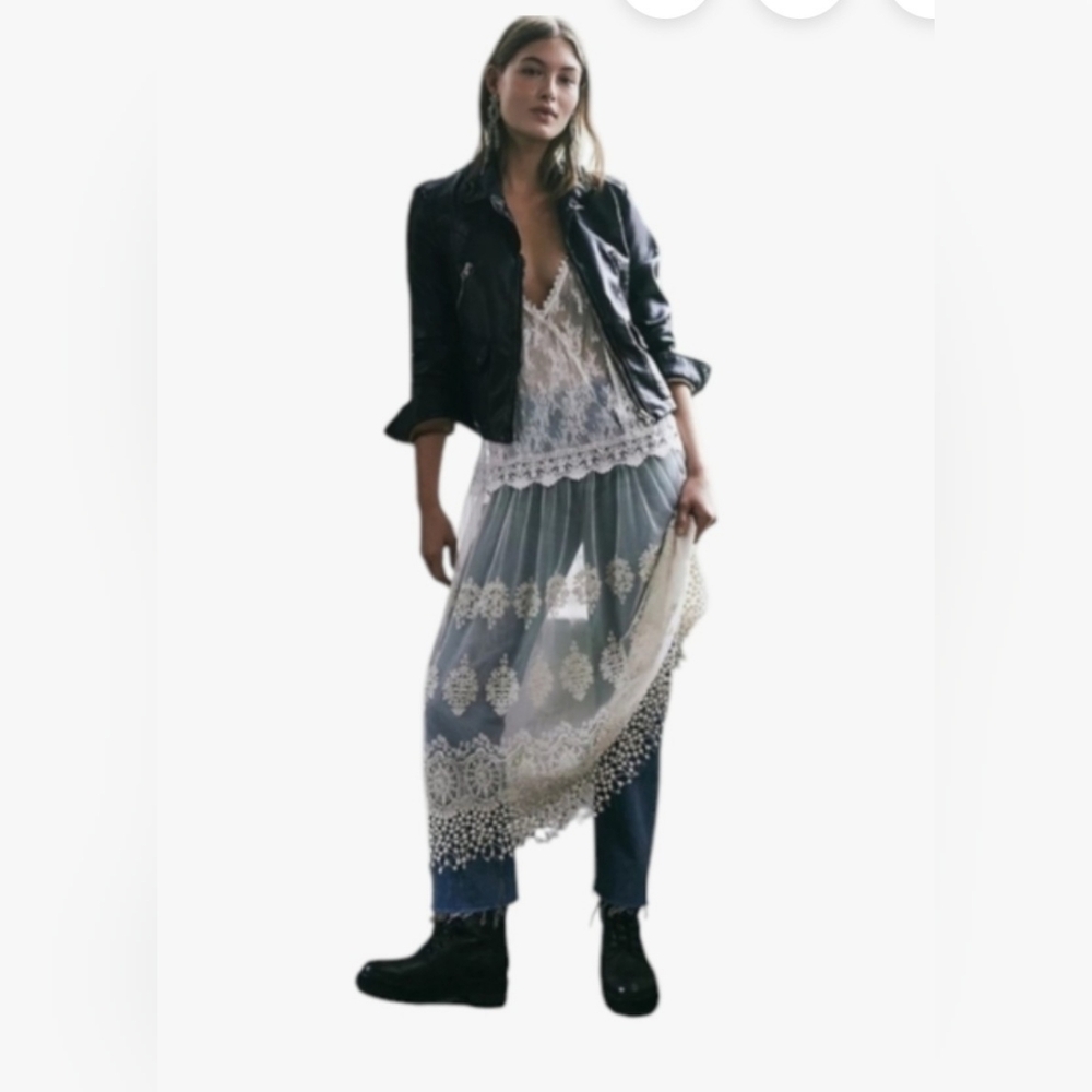 Free People Intimate Days Without You Lace Slip Dress XS $168